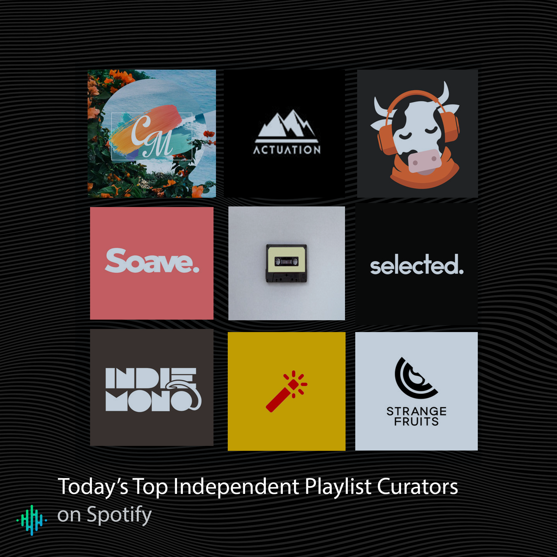 A List of Today's Top Independent Spotify Playlist Curators
