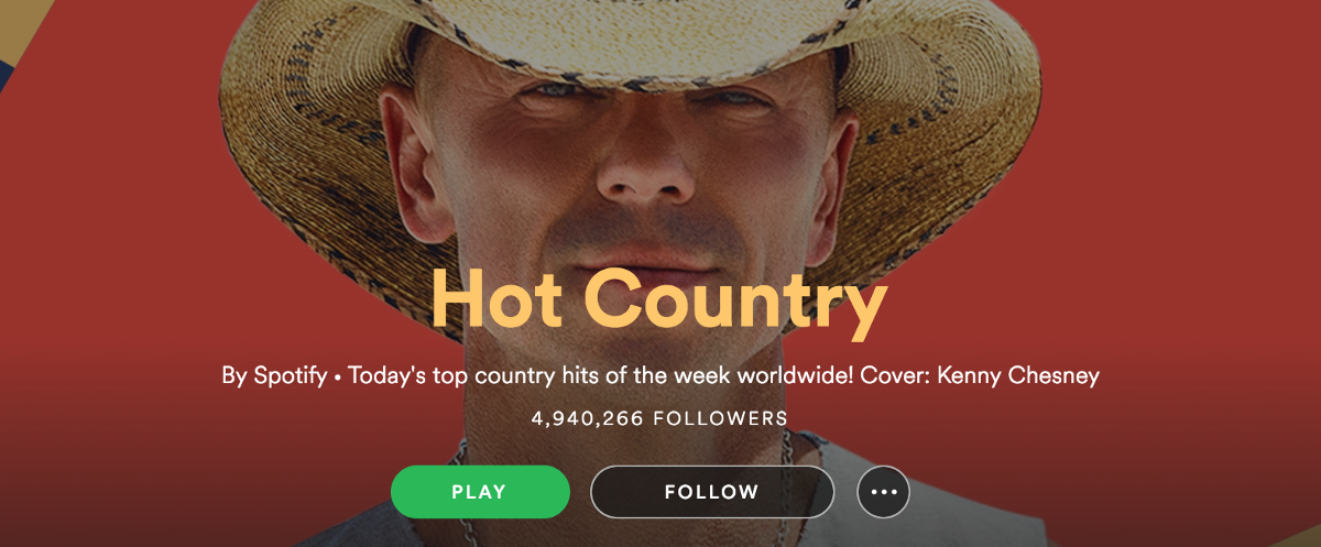 Spotify’s Hot Country Playlist: Moving to Greener Pastures
